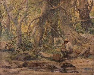 Pintando do naturaln